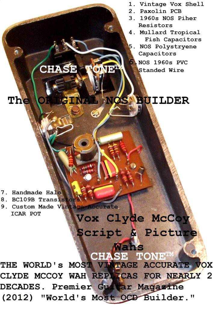 The VOX Showroom - History of the Vox Wah-Wah Pedal and the Vox Clyde McCoy  Wah-Wah - 1967