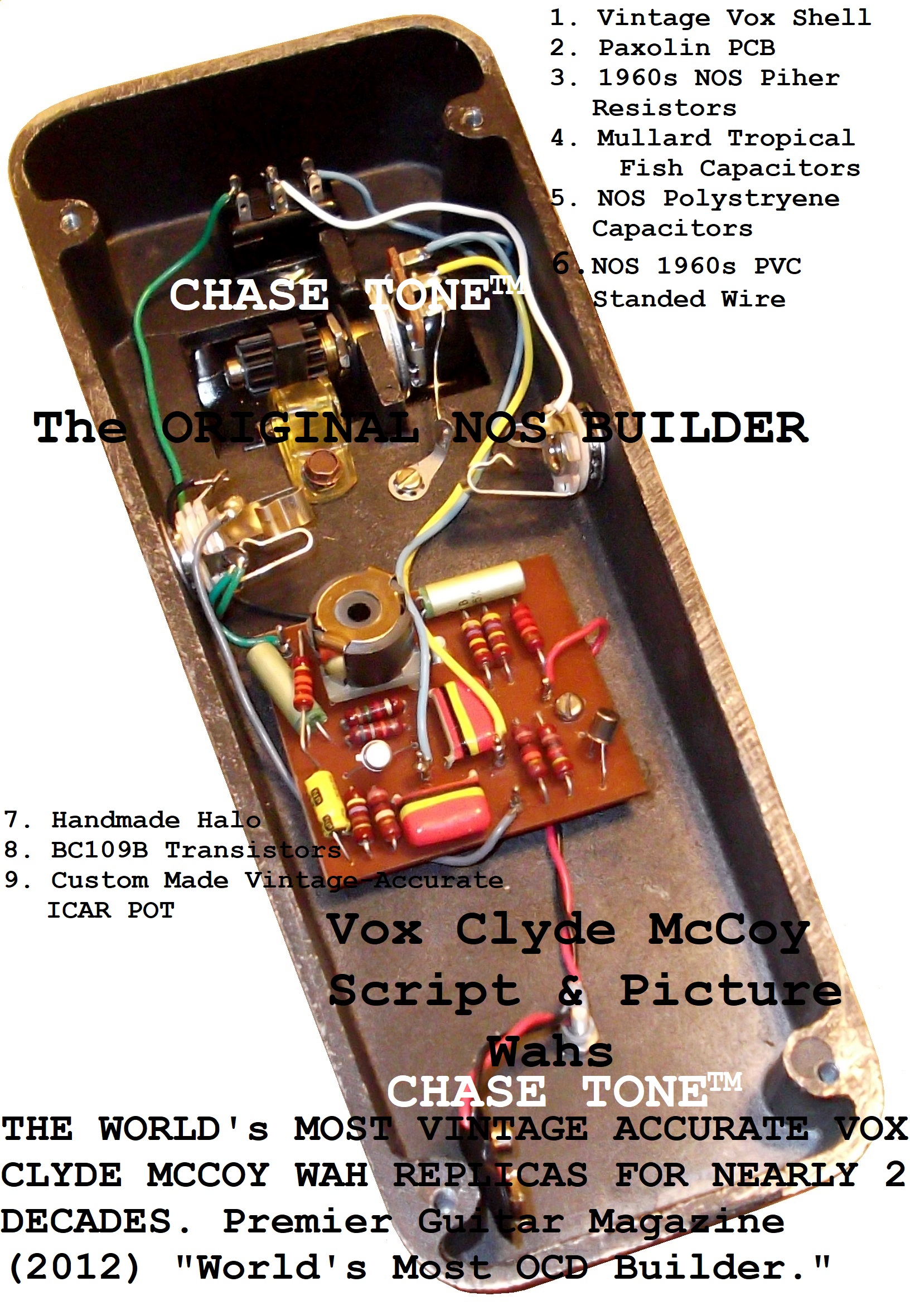 Vox Clyde Mccoy Picture Wah Replica 