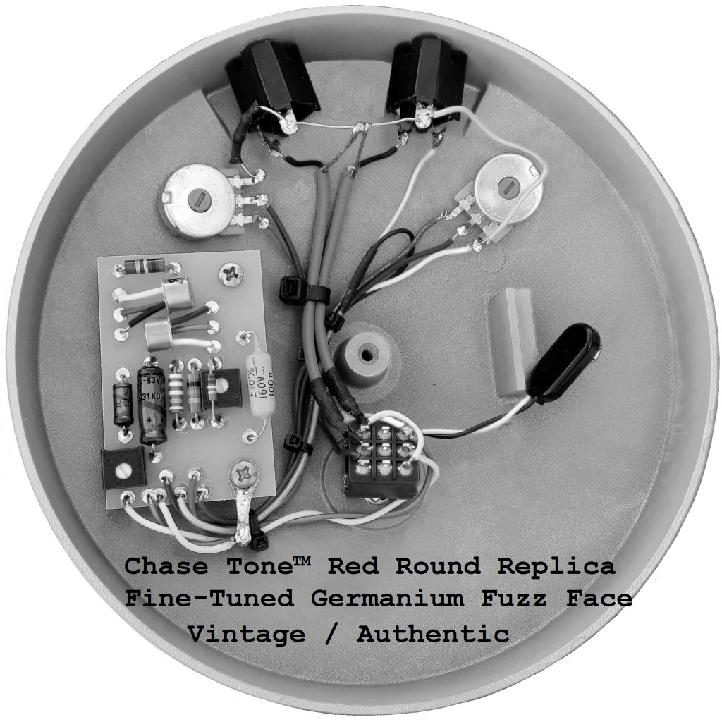 Chase Tone Germanium Fuzz Face Red Round Replica